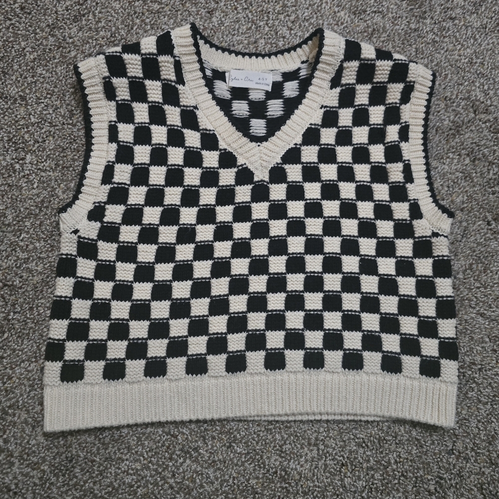 Rylee + Cru Sweater Vest Size 4-5YRS